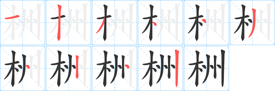 栦字的筆順?lè)植窖菔?></p>
<script src=