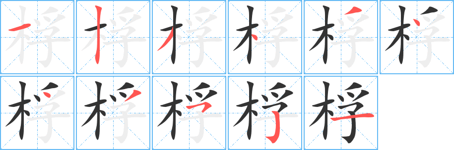 桴字的筆順?lè)植窖菔?></p>
<script src=