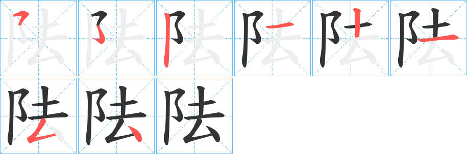 阹字的筆順?lè)植窖菔?></p>
<script src=