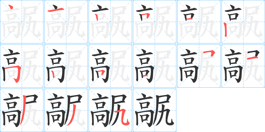 髛字的筆順?lè)植窖菔?></p>
<script src=