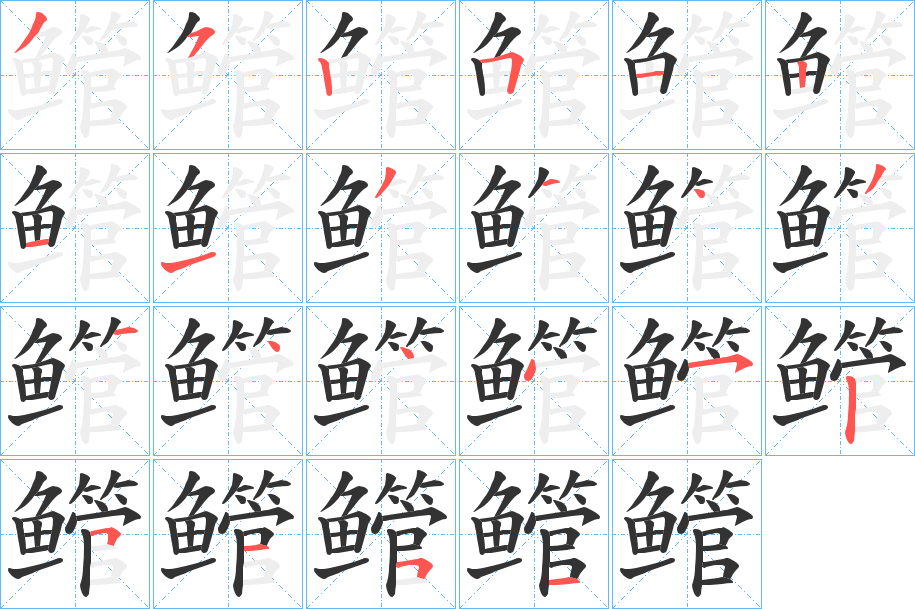 鳤字的筆順?lè)植窖菔?></p>
<script src=